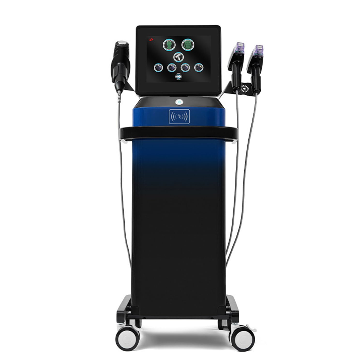 Macchina Microneedling RF 3-in-1 con Martello Freddo, Dispositivo per Rassodamento Pelle a Profondità Regolabile, Viso e Corpo