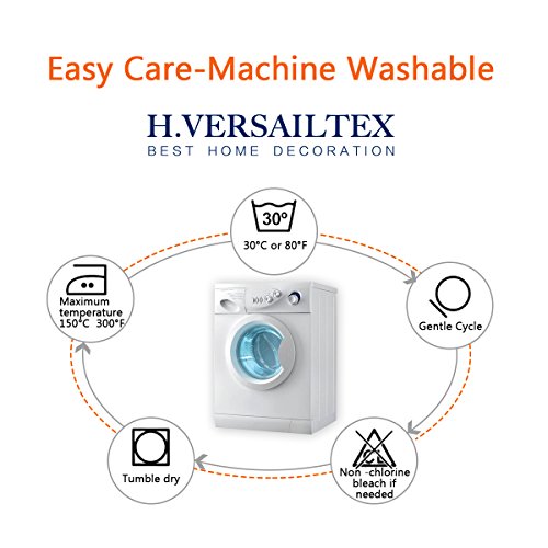 H.Versailtex P2HVBKVAL5218C8PB 2 Panels Blackout Curtain Valances thumb #6