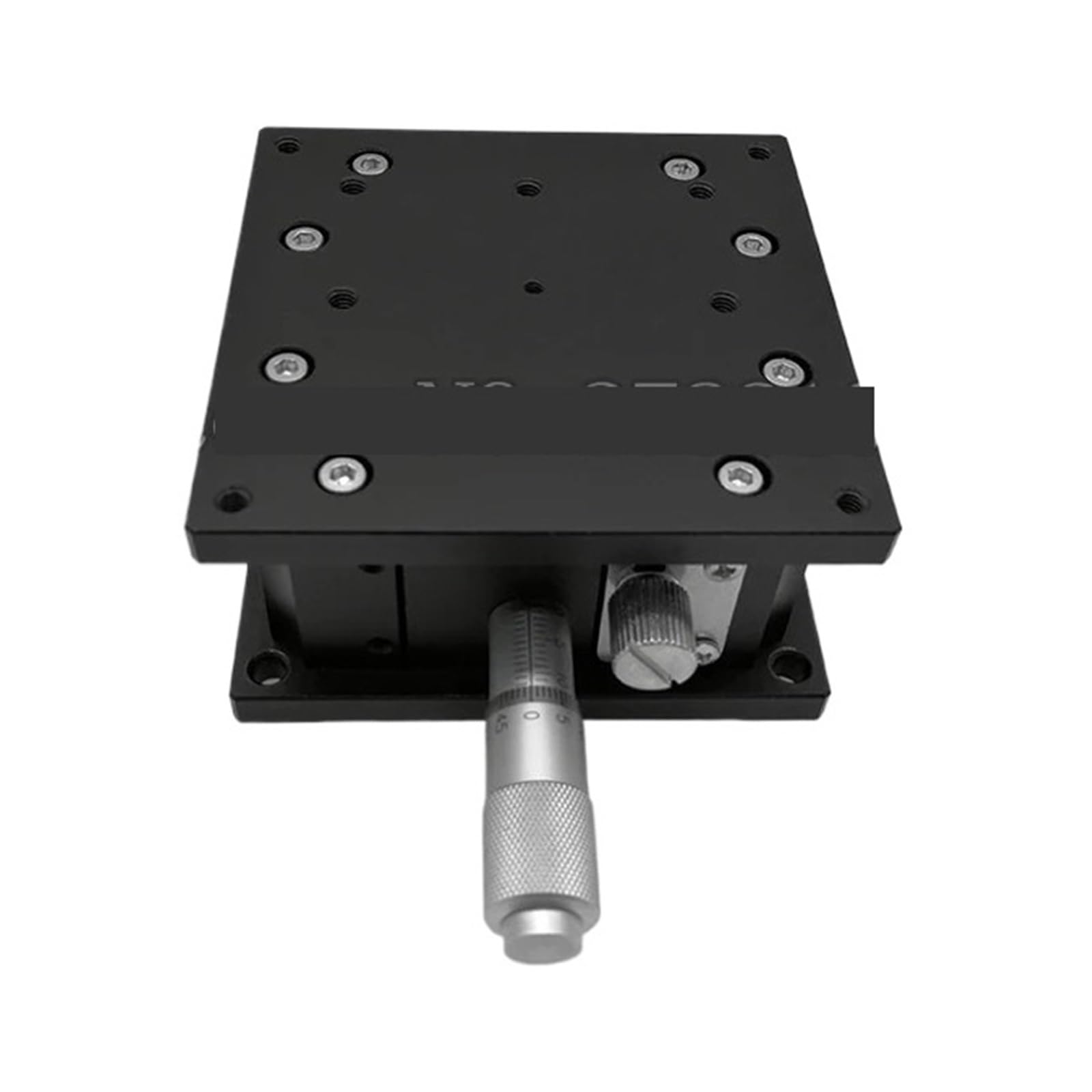 YMUGUEGH Z-axis 90 * 90mm Displacement Lift Stage Manual fine tuning platform Double Cross rail Sliding Table LZ90-2 Z90-2
