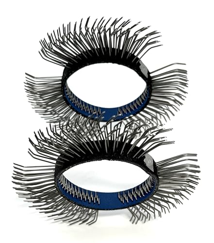 Image of Abrasive Carbon Steel Belt /Sanding Replacement Coarse Wire Brush /Rust Removal /Derusting /Blaster Clearing（ 11mm / 0.44inch Wheel Width, 0.7mm Carbon Spring Steel） 2 Pack /A Box with Two Belts
