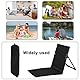Bcuuozeeing Strandmatte mit Rückenlehne, KlappbarStrandstuhl, Sitzkissen Outdoor Stuhl, 600D Oxford-Gewebe Strandliege LeichtBodenstuhl, Geeignet für Sitzunterlage Outdoor fur Camping
