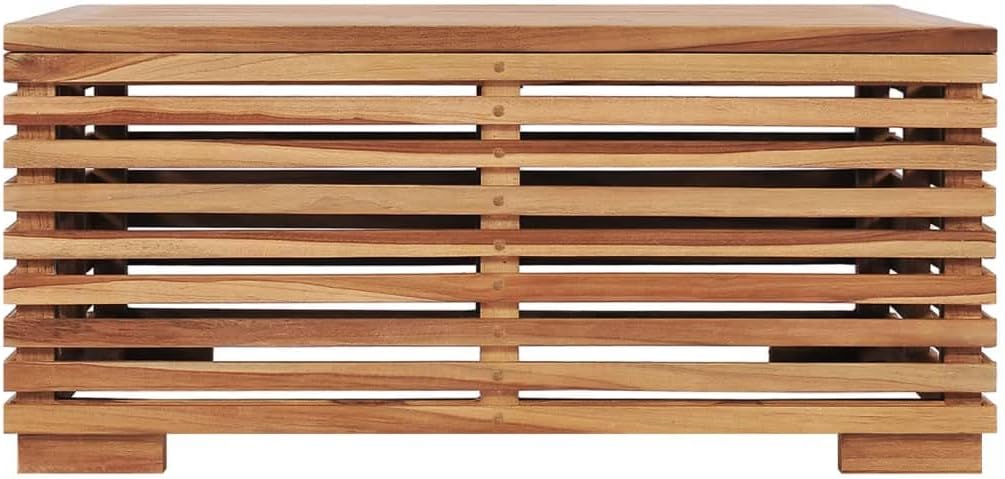Patio Table and Footrest Set & Dark Gray Cushion,Patio Furniture,Outdoor Sofas,Garden Sofas,Outdoor Deck Sofas,for Decks,Gardens,Backyards,Solid Teak Wood