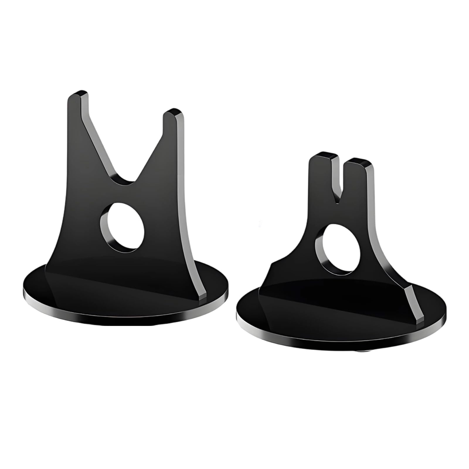 Nucelit Of 2 Acrylic Cutter Display Stands for Kitchen Countertop Storage and Organization Swords Storage Rack Clear Cutter Rack