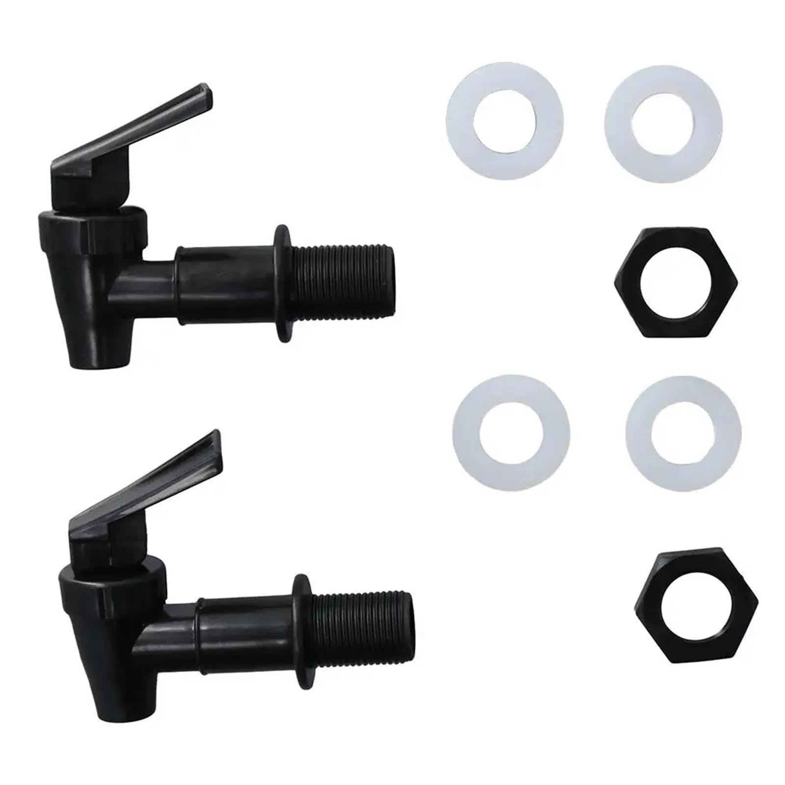 Outside Tap 2 Pcs Faucet Water Bottle Jug BPA Plastic Spigot Replacement for Household Bucket