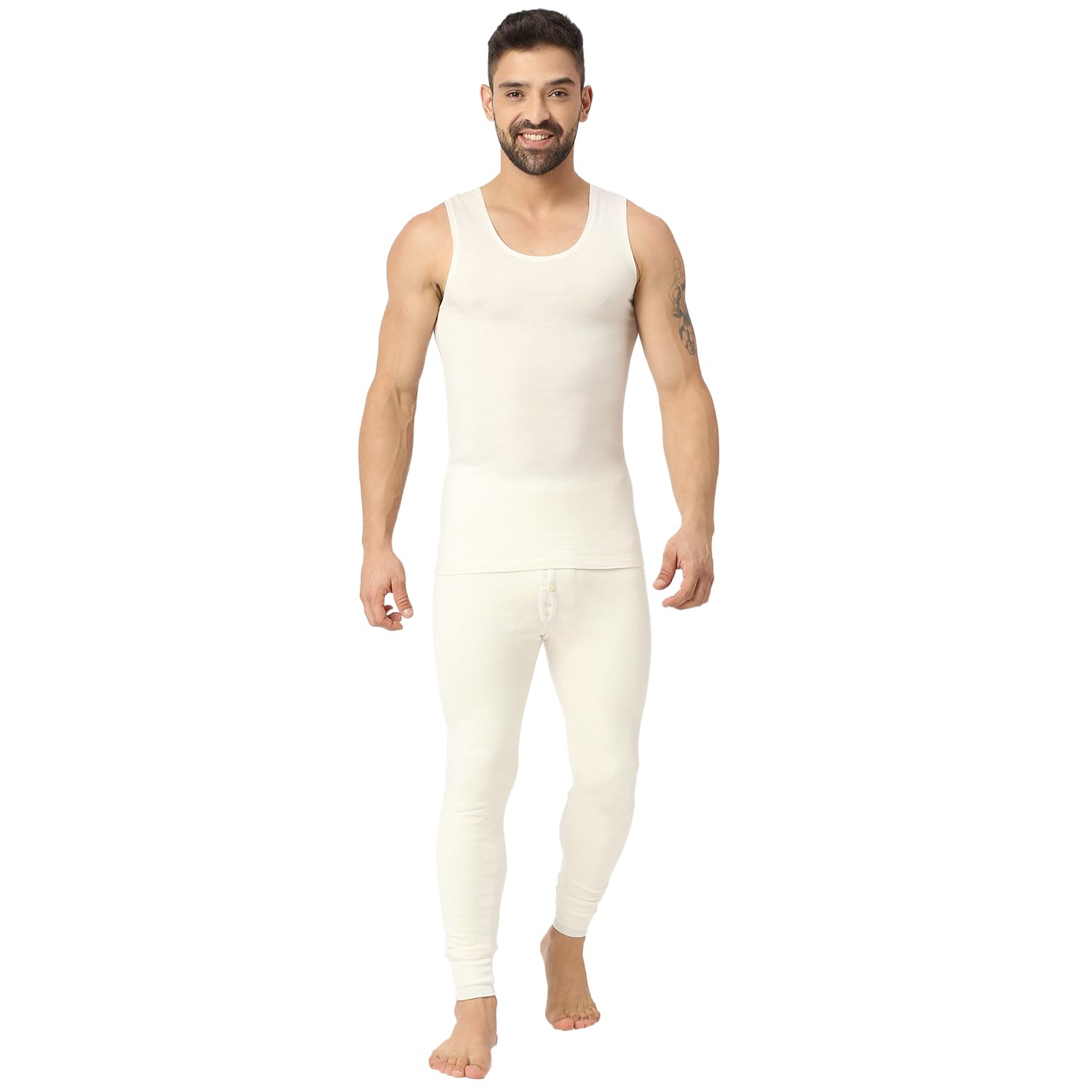 Men Pure Wool Full Length Leggings