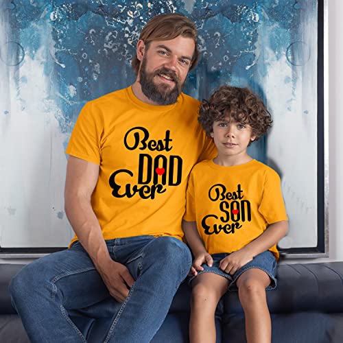 Image of Hangout Hub | Family T-Shirts | Best Dad Son | Set of 2