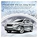 STZTWVFKT Solar Powered Car Deicer, Electromagnetic Windshield Ice Melter for Winter Vehicle Maintenance(B 2Pcs)