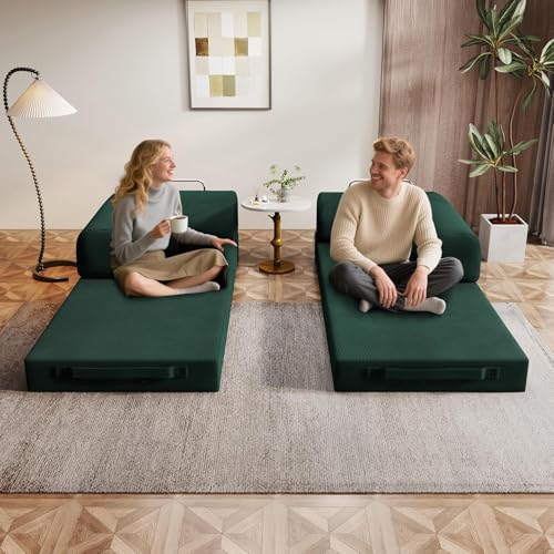 Image of Modular Sectional Sofa Couches L-Shape Couch 3 Seat Modular Sofa Memory Foam Sectional Couches for Living Room (Matte Black, 79 inch+SofaBed)