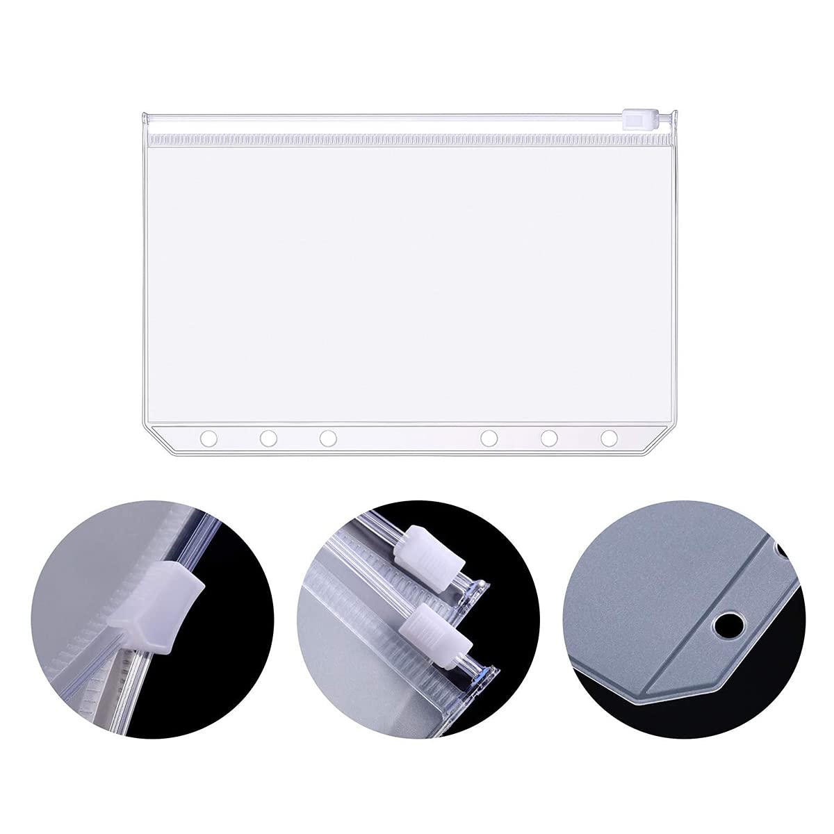 Amazon.co.jp: YFFSFDC システム手帳 A7 PVC バインダー ミニ6穴