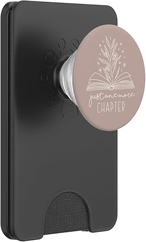 Miniatura 7 de Just One More Chapter - Amante de los libros florales (rosa topo) PopSockets estándar PopGrip
