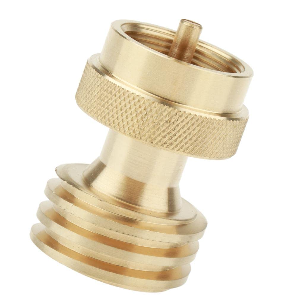 Winti Universal Brass Lp Gas Small Bottle Propane Tank Adapter Converter