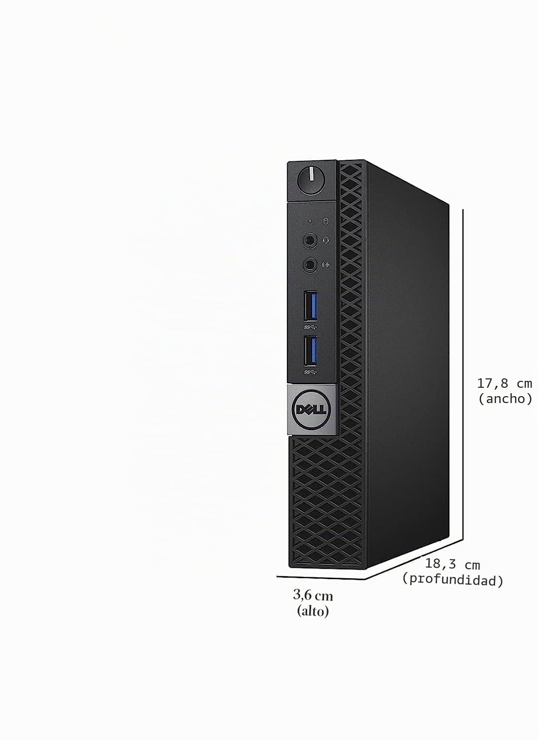 Dell Optiplex 7040 Mini PC de escritorio, Intel Core i5-6500T, 8 GB de RAM, SSD de 256 GB, USB Wi-Fi + BT, teclado QWERTY de EE. UU., Windows 11 Pro (reacondicionado)