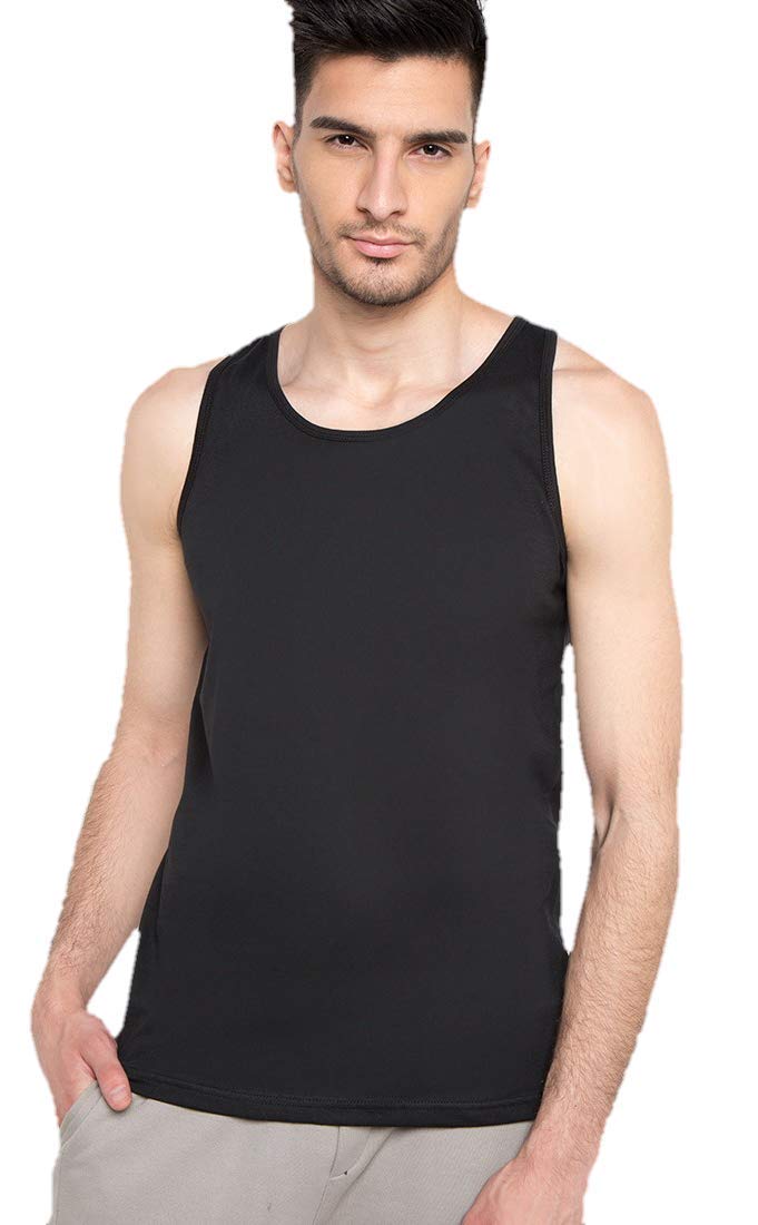 DASKVest for Men Black for Gym Sando