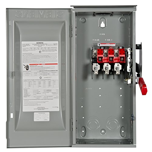 Interruptores Siemens HNF363R instalados en talleres mecánicos para aislar motores de 600 voltios 3