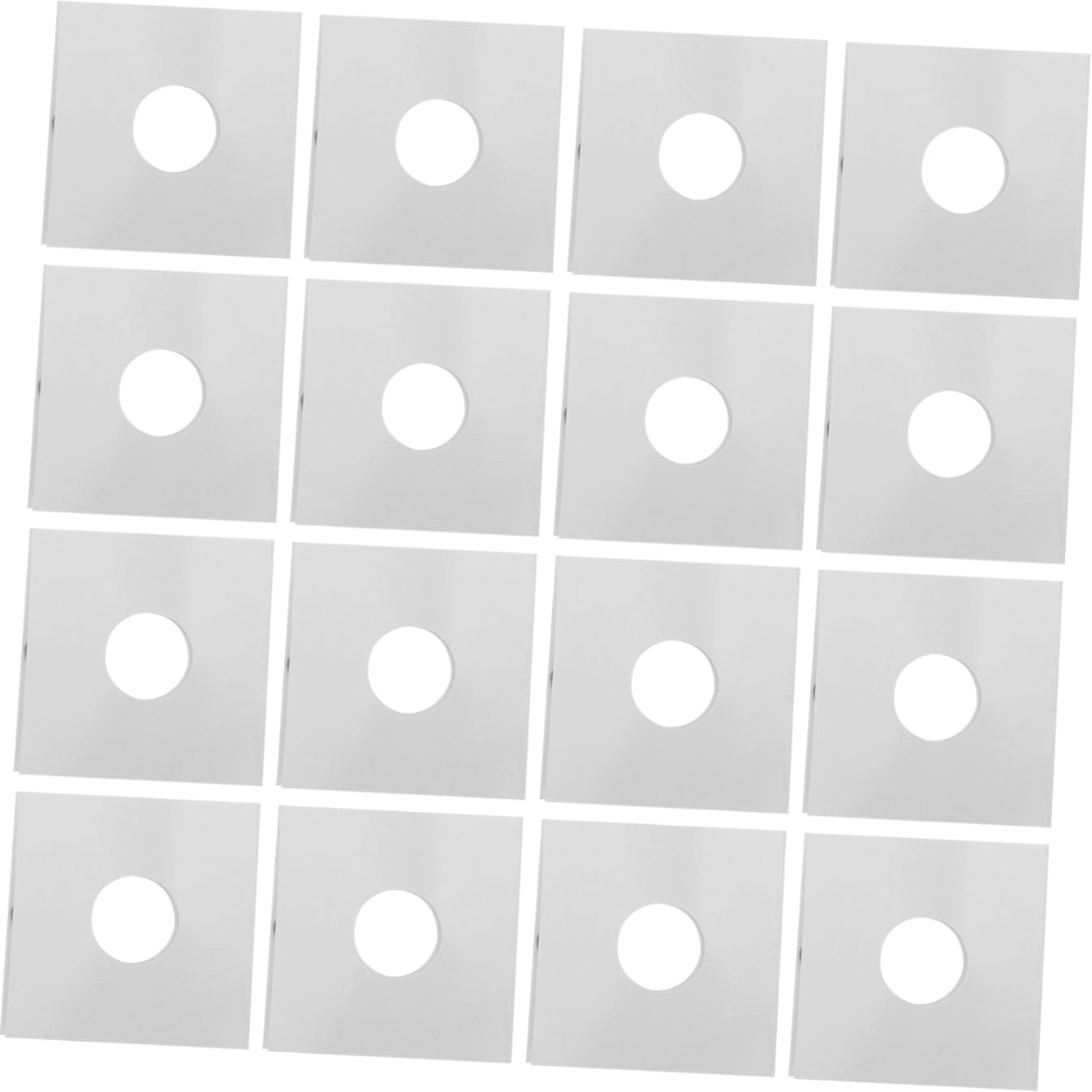 Estuche para guardar monedas coleccionables papel resistente clip blanco exposiciones 400 uds 8