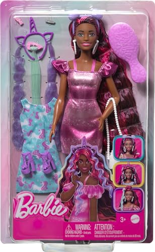 Barbie Fun & Fancy Muñeca con Accesorios de Peinado miniatura 6