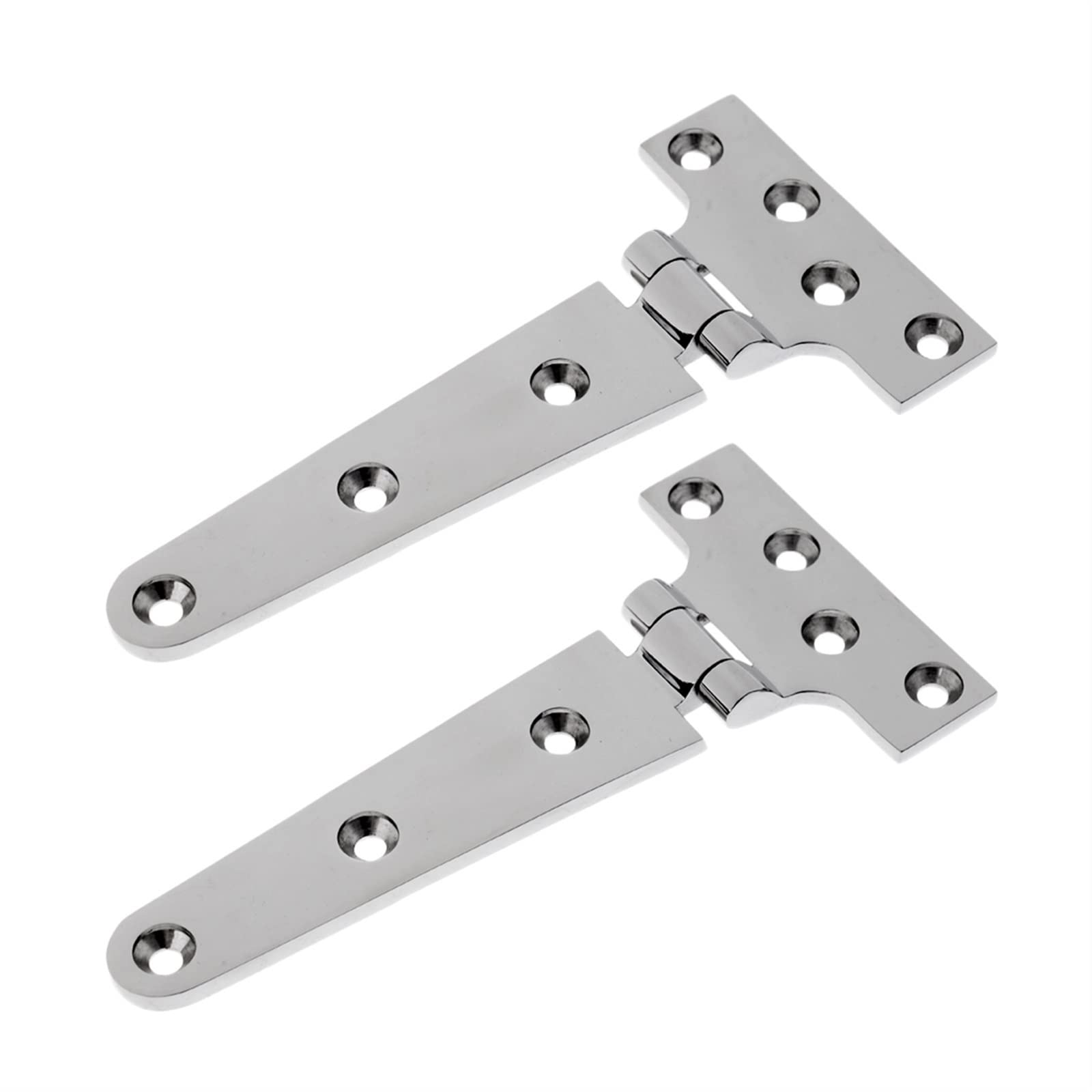 Nvsfzgiyg Silver 2Pcst Hinges, Gates, Thicker, Heavy Duty For Wooden Fences, Sheds, Boxes, Garden, Cabins, Warehouse Doors Cerniera