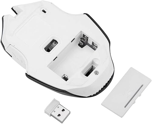 Miniatura 8 de Ratón para juegos, mouse silencioso delgado recargable, mouse de computadora de 2.4 G con receptor USB, 1200 DPI, mouse óptico para PC, laptop,