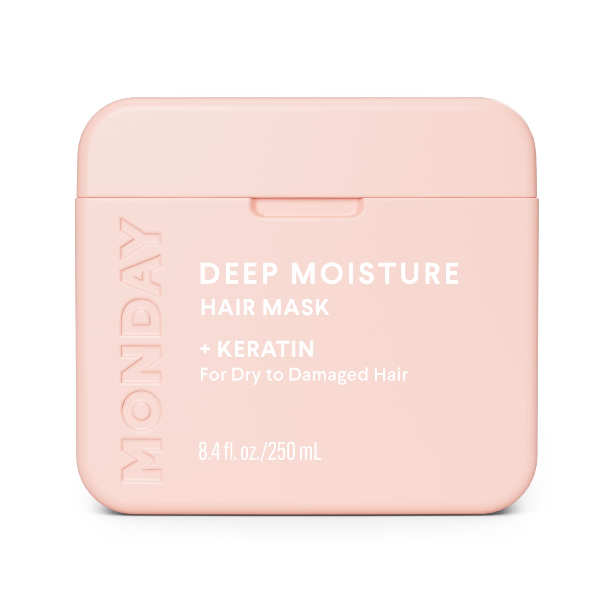 MONDAY HAIRCARE DEEP MOISTURE Hair Mask with Keratin, Argan Oil, Shea Butter & Coconut Oil for Dry to Damaged Hair 250 mL