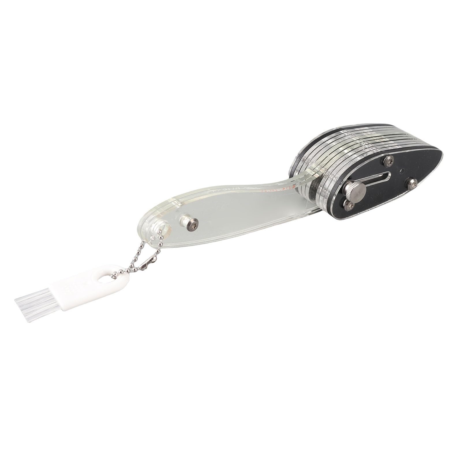 Zerodis Utensili da Utensile da Taglio in Acrilico per Fette Uniformi Ventriglio d'anatra Seppie Scalogno - Ideale per Cucine Domestiche e Commerciali Taglierina per Calamari