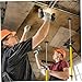 2 Pcs 3rd Hand Support Pole Heavy-Duty 100kg Ceiling Third Hand Tool 20 to 45 In Long Adjustable Support Pole Non-slip Cargo Bar for Workshop, Studio, Painting Work (Yellow) Third Tool