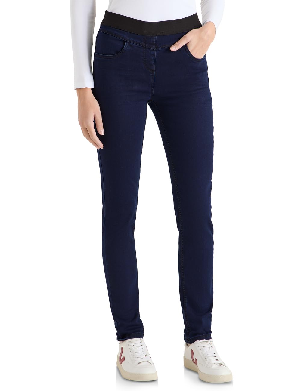 Cecil Damen Jeans mit Elastikbund 3817690