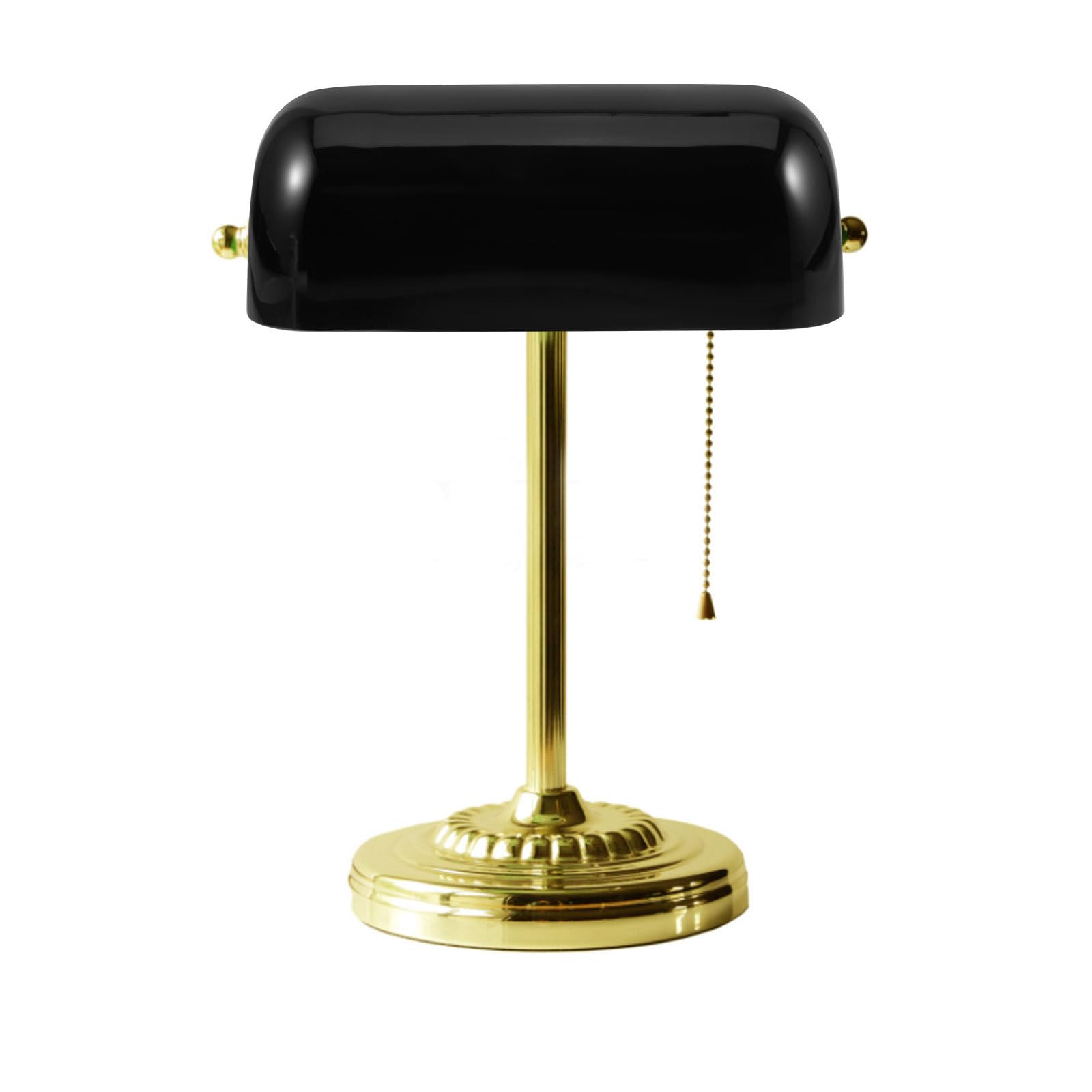 PRETYZOOM Glas Lampenschirm Ersatzschirm Für Banker Schreibtischlampe Vintage Stil Kompatibel Mit Tischlampen Dekoratives Lampenzubehör Für Zuhause Und Büro 9X5.5X3 Zoll