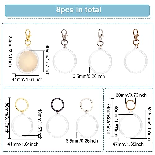 Portalentes para monedas FINGERINSPIRE set 8 piezas miniatura 2