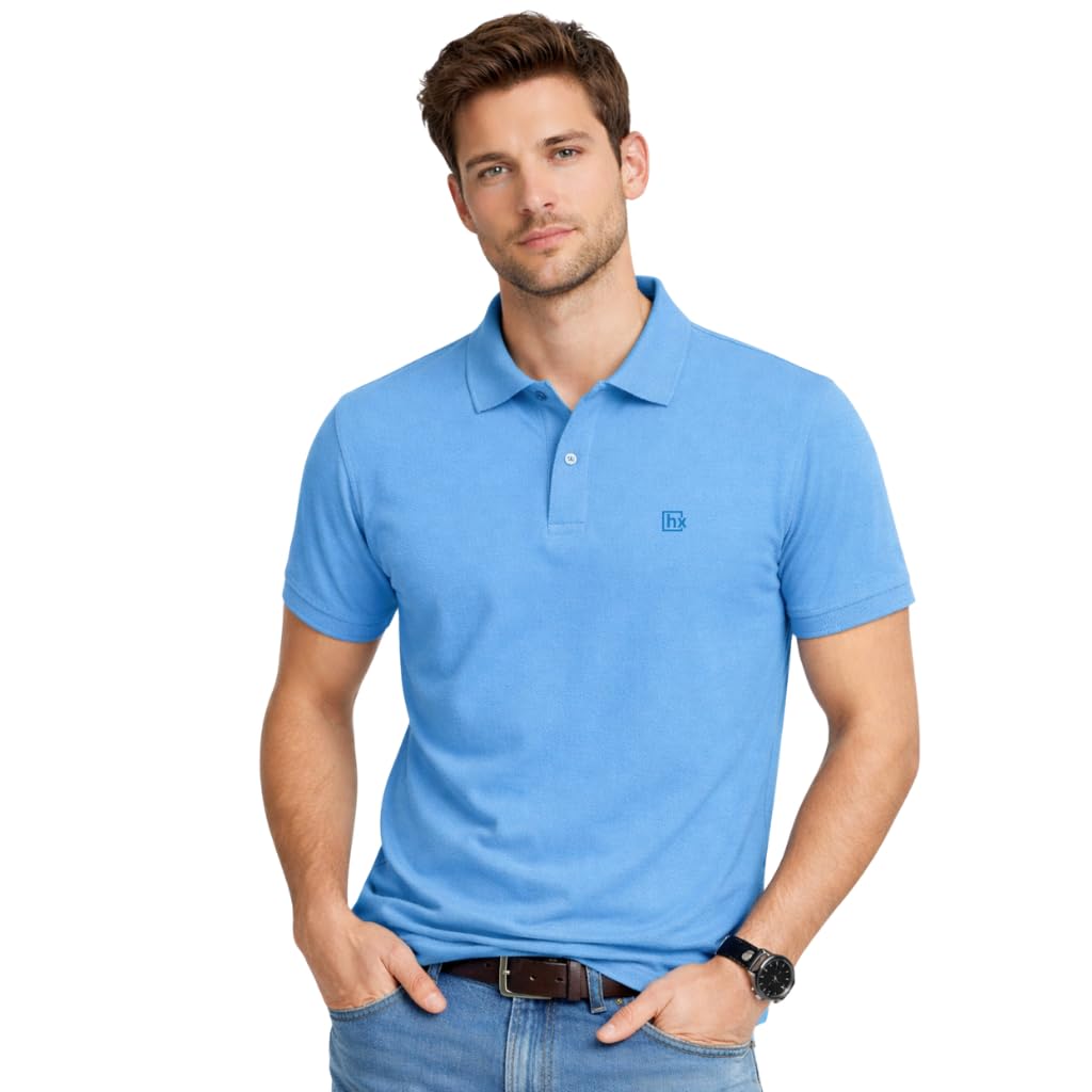 Men’s Polo Neck T-Shirt Cotton | Casual Polo T Shirt for Men Regular Fit | Half Sleeve Plain Premium Summer Tshirt-picture-48