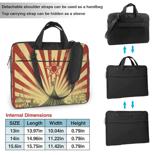 Funda para Laptop Vintage Circus 14 pulgadas miniatura 3
