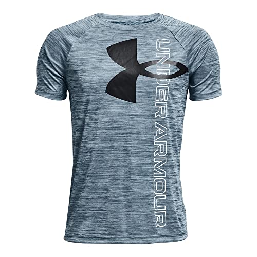 その他 A&T Amazon.com: Under Armour Boys Tech Split Logo Hybrid Short-Sleeve