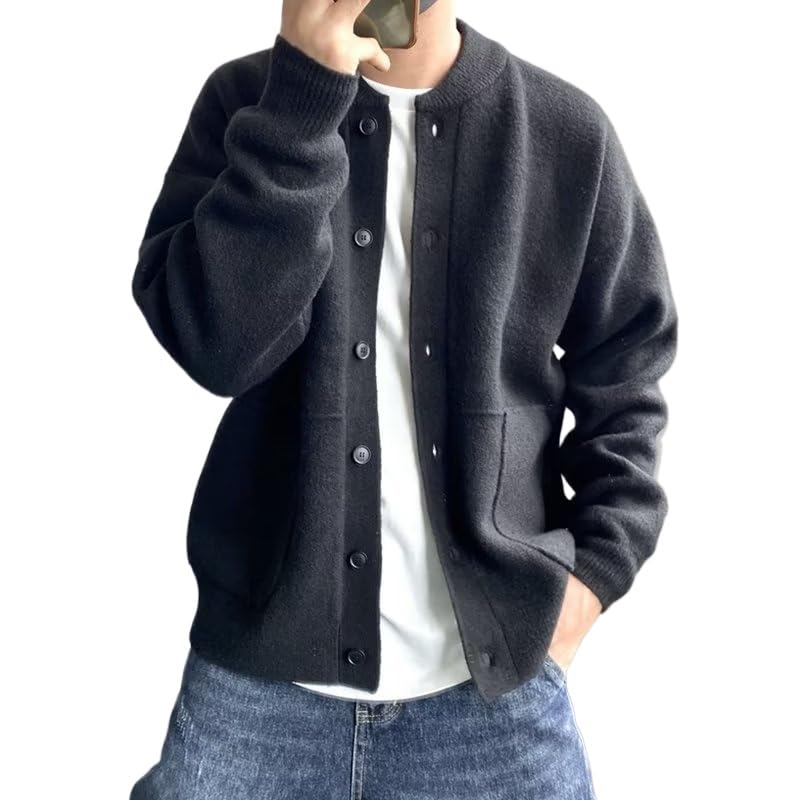 Men's Casual Wool Cardigan Sweater