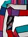 Women's Recycled Handmade Jewel Colored Patchwork Silk Infinity Scarf Necklace with Non Precious Beads by LRW DESIGNS
