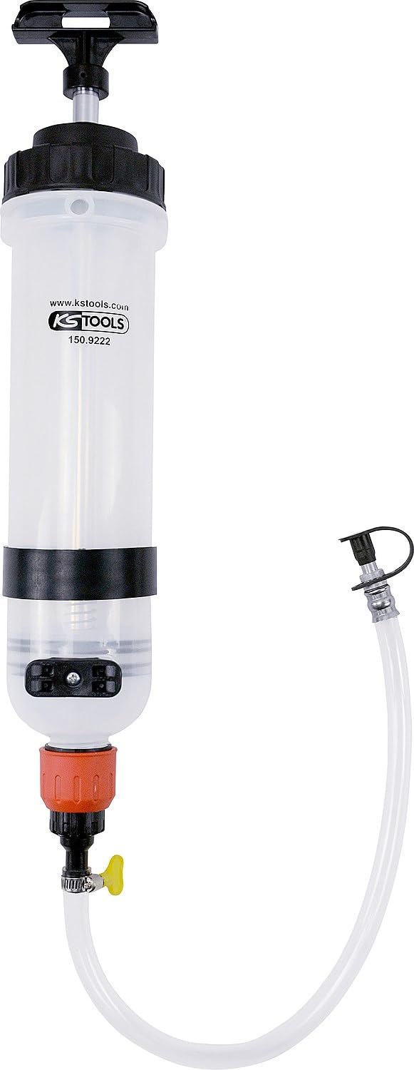 KS TOOLS Bomba manual de extraccion y absorcion 1,5 l