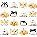LiQunSweet 32 Pcs 4 Styles Resin Lovely Puppy Charms Cartoon Animal Pet Dog Pattern Charms for Birthday Gifts