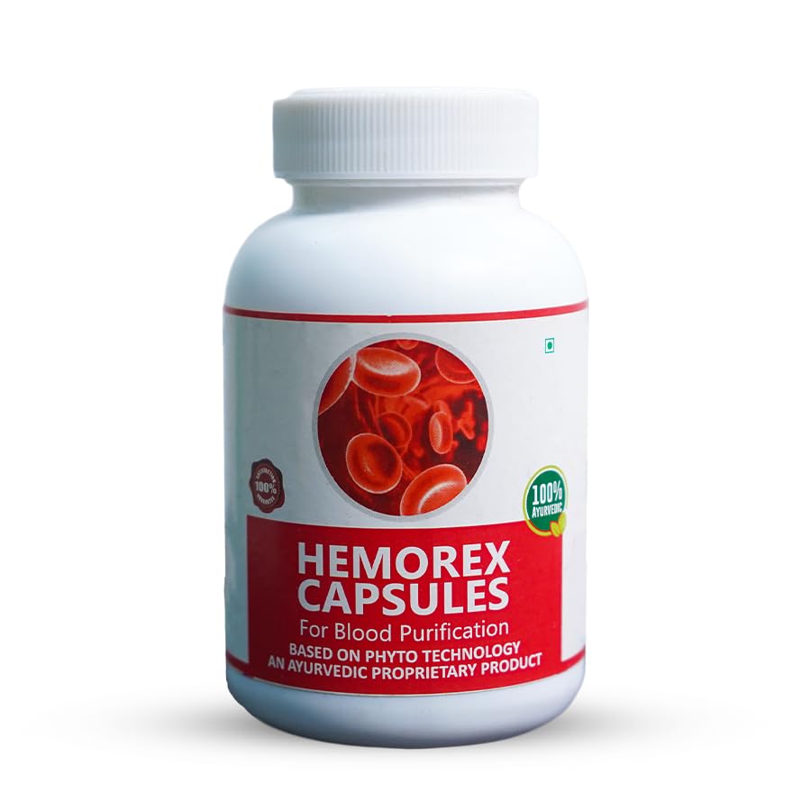 HerbBazzar HEMOREX Capsules- For Blood Purification | Pack of 1 (B0CZ49K5F4) Amazon Price History, Amazon Price Tracker