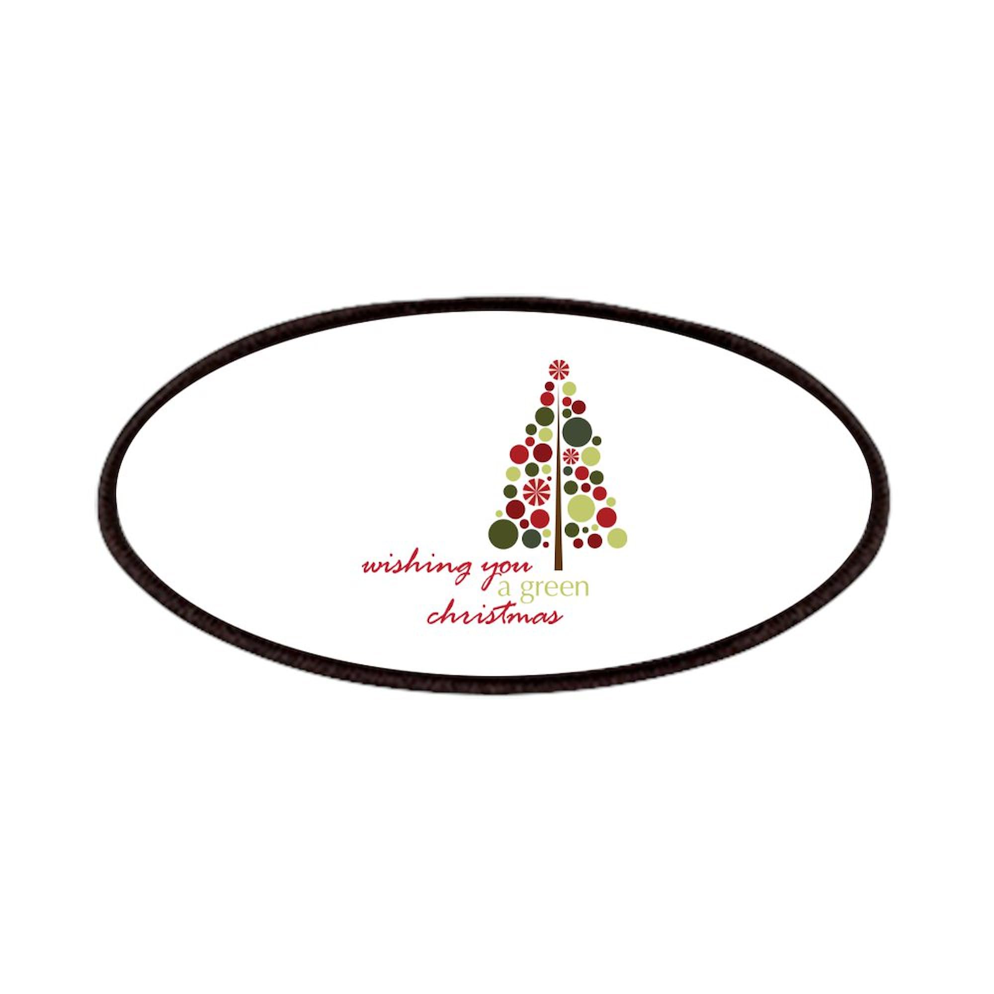 CafePress A Green Christmas Patches 4