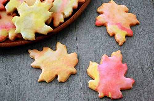 12Pcs Large Fall Thanksgiving Cookie Cutter Set - Turkey,Pumpkin,Maple/Oak/Teardrop Leaf,Squirrel, Acorn,Corn,And Turkey Leg #TOP6