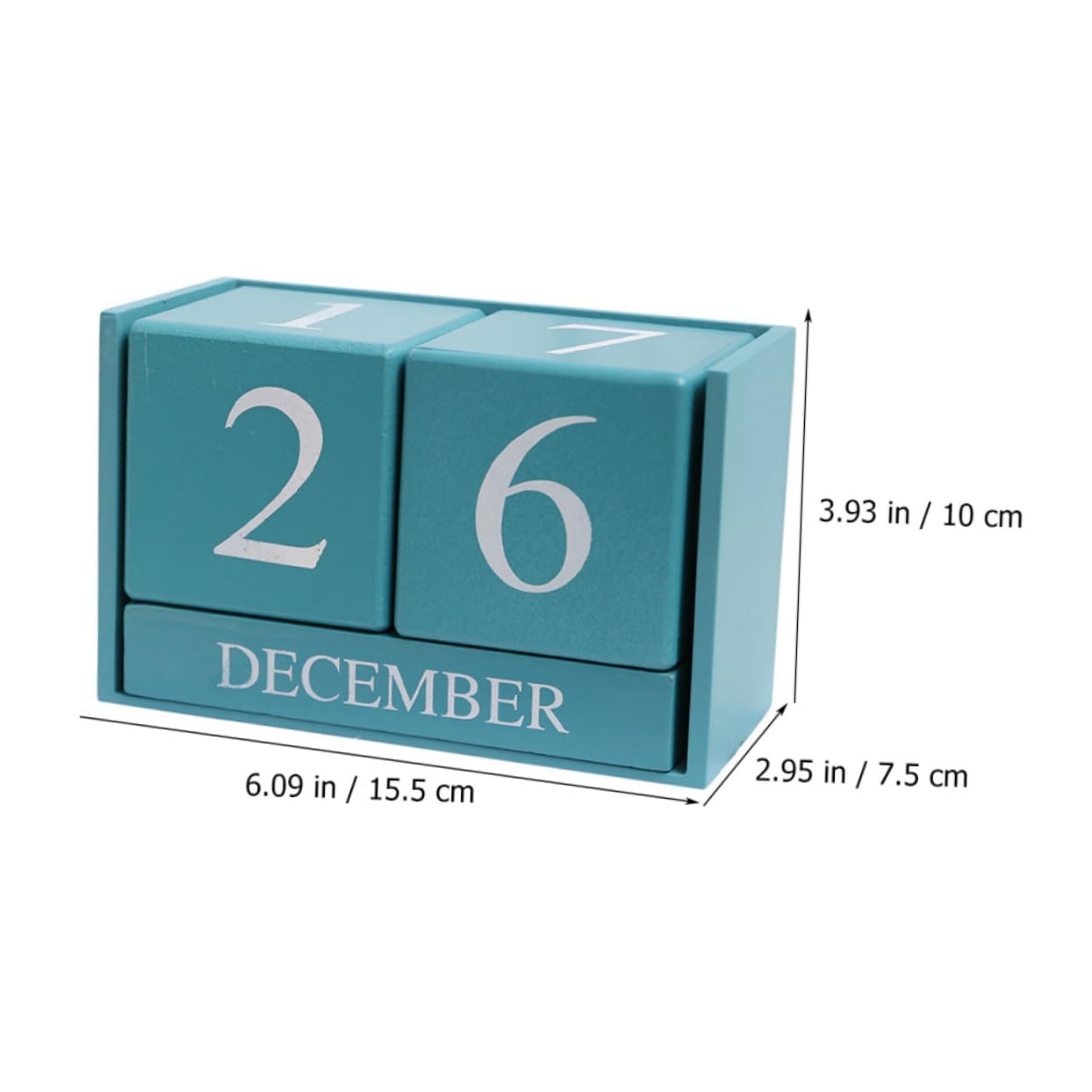 VILLCASE 4stücke Tischkalender Wiederverwendbarer Desktop Kalender Für Büro Und Zuhause Dekorativer Blockkalender Sanftem Blau Für Lehrer Und Kreative Raumgestaltung