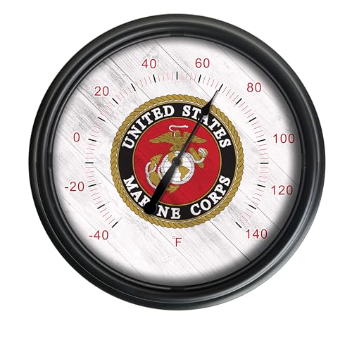 United States Marine Corps Indoor/Outdoor LED Thermometer