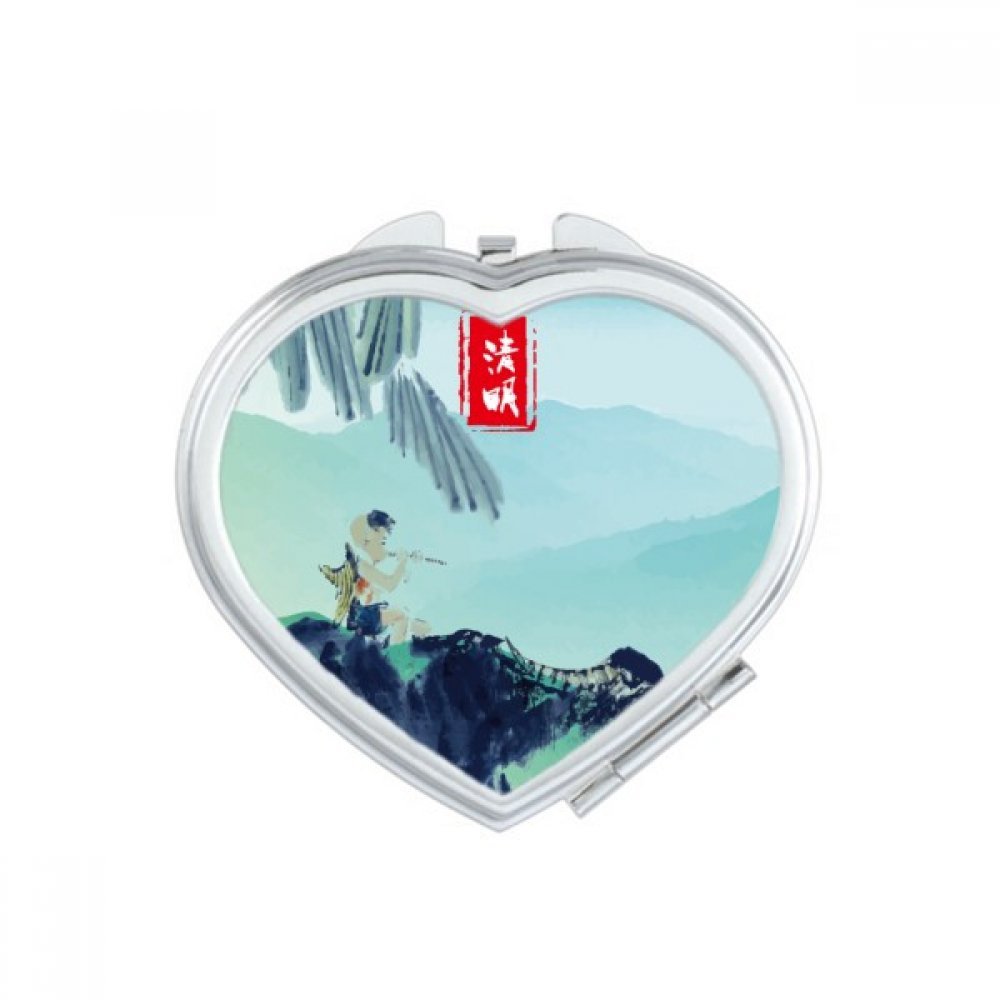 Miroir compact de maquillage avec double réflexion nette pour précision optimale