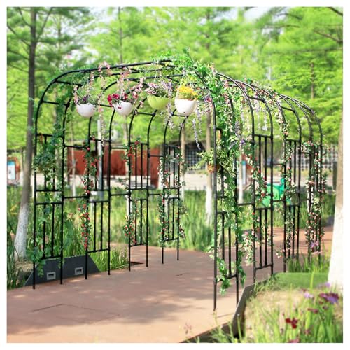 WDSOPK Torbogen-Spalier, Eisenbogen-Blumenständer,...