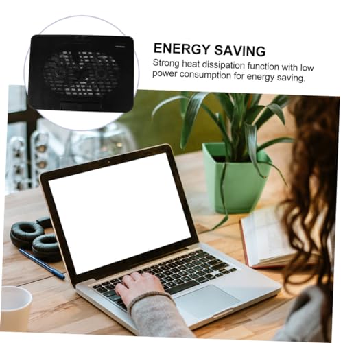 Base refrigerante USB para laptop DOITOOL negra miniatura 3