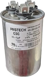 35/5 Mfd 370V Round Capacitor 43-25133-35 Rheem Ruud
