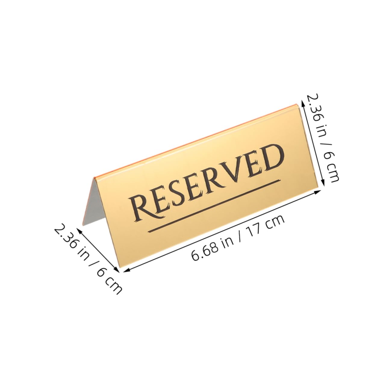 GRIRIW 3pcs Reserved Seating Signs Elegant Table Tent Place Markers for Weddings Dinner Parties and Events Design for Effortless Table Management