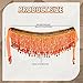 MUNAFIE Women's Belly Dance Hip Scarf Performance Outfits Skirt Festival Clothing Orange