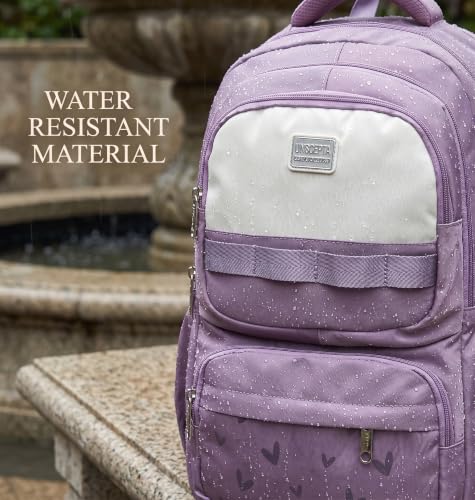 Image of ADSON kawaii Girls Travel School Bag|Backpack Of Large Capacity Aesthetic Stylish Girls Korean Laptop Bag Rucksack for School |College Bags Cute Bookbag for Teens Water Resistance 18 Inches