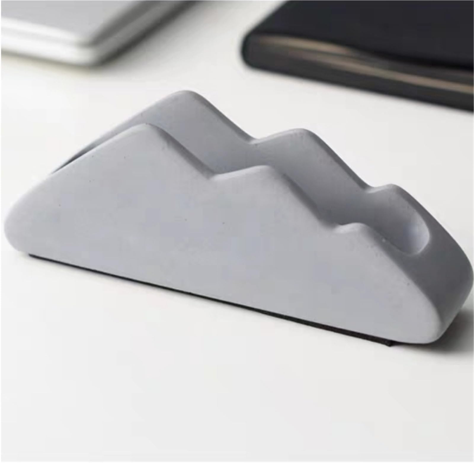 Wizytownik Uchwyt Na Wizytówki Do Stojaka Na Wizytówki Na Biurko, Elegancki Organizer Na Biurko Etui WizytóWki(Grey)