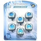 Essential Oil Infused: Delivers a natural Fresh Sky scent that revitalizes your car's interior. Long-Lasting Fragrance: Each clip offers up to 180 days of fresh aroma, keeping your car smelling great. Easy to Use: Simply attach to any air vent for im...