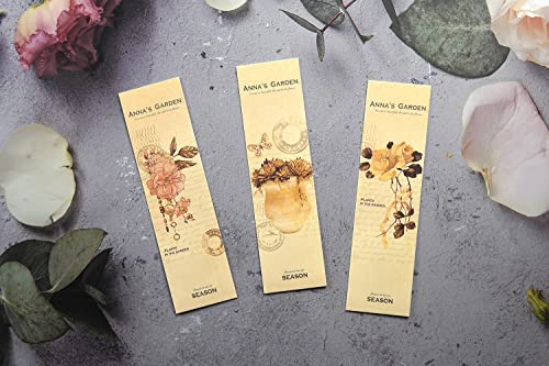 Vintage Style Natural Flower Butterfly Bird Bookmarks, 30 Pcs #TOP1